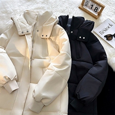 1506/Q5240/P86日系连帽冲锋衣棉服宽松保暖机能工装情侣棉衣潮，男装夹克，星座1506