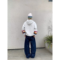 百搭气质原宿慵懒日系文艺ins简约流行时尚潮流新款牛仔裤，男装牛仔裤，星座506A