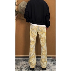 印花休闲裤男女秋冬季长裤显瘦直筒裤子美式休闲裤NZS4108，男装休闲裤，星座516A