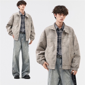 美式高阶   秋冬PU棒球服夹克痞帅百搭情侣外套 J562506  TP70图片