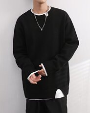 双层领假两件毛衣M2313P53，男装针织衫/毛衣，星座1116-2