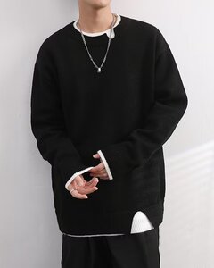 双层领假两件毛衣 M2313 P53图片