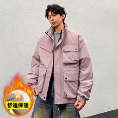 美式新款秋冬多口袋户外机能休闲棉衣外套A436-W990-P95138，男装棉衣，电商A436