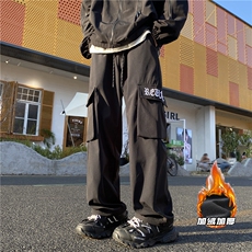 冬季新款机能防水加绒冲锋裤宽松休闲裤B315-K23523JR-p60控78，男装休闲裤，电商B315