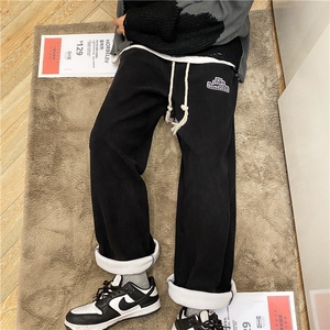 冬季新款灯芯绒加绒加厚休闲裤 K5415 B315 P65控78图片