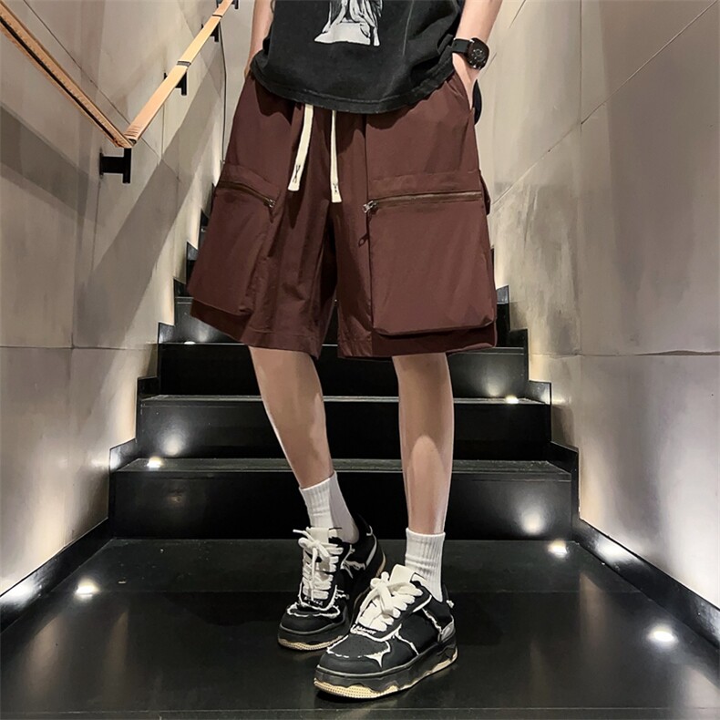 高品夏季工装短裤男纯色宽松大码运动五分裤DSA157B-D605-特P43,男装牛仔裤,电商A157B