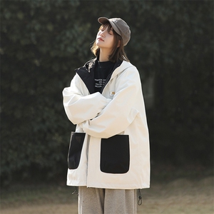新款现货户外双面穿立领夹克男 冲锋衣外套JK902 -P80图片