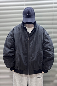 2025新标90白鸭绒冬季男螺纹立领羽绒服保暖外套8623-P320图片