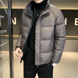 冬季短款立领羽绒服男 日系加厚面包服保暖外套Y6626-P195图片