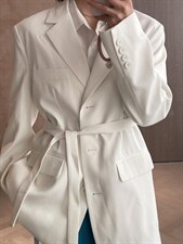 22C03#彩色腰带西装外套，女装西装，首选