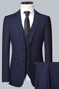 GDN502-1四季款新款男士礼服西装修身商务休闲男装西服三件套装图片