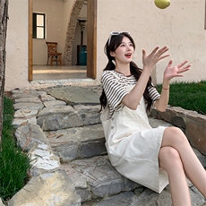 现货-夏季新款减龄时尚刺绣两件套338-P135-K198，女装套装/套裙，浙宝203