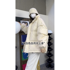 现货抖音得物可供视频冬季三防加厚羽绒棉衣外套面包棉服AM999