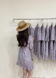 夏季新款 韩版花色连衣裙图片