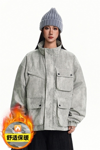 美式新款冬多口袋户外机能休闲棉衣外套 A436-W995-P95138图片