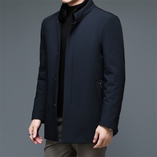 DW-f08冬季男士羽绒服可拆卸内胆水貂领外套男装翻领白鸭绒P339，男装羽绒服，电商B360