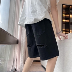 潮流春季牛仔裤男牛仔短裤D201P33，男装牛仔裤，星座1116-2