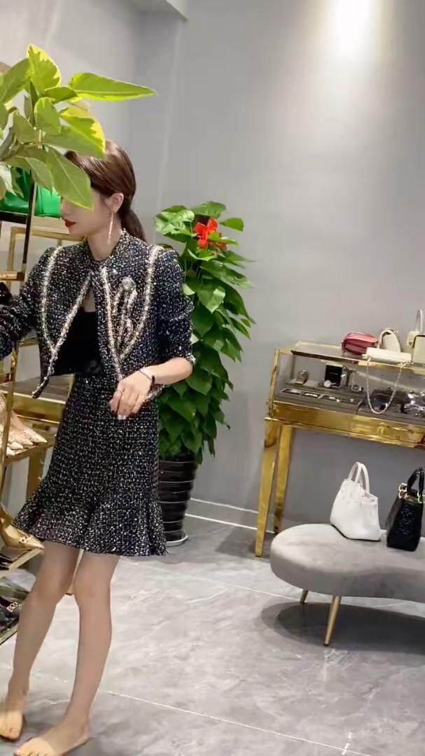 2021秋冬款小香风高定款，重工，其它，贻思茗