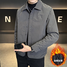 男装二棉夹克外套男加棉加厚袄子棉服冬季棉衣男C317-M5316-P125，男装夹克，电商C317