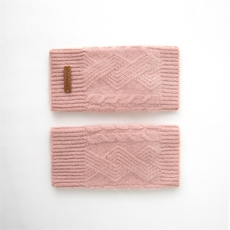 2025年秋季新款百搭男女通用提花双股加厚保暖护腕，手套，轩妮羊绒