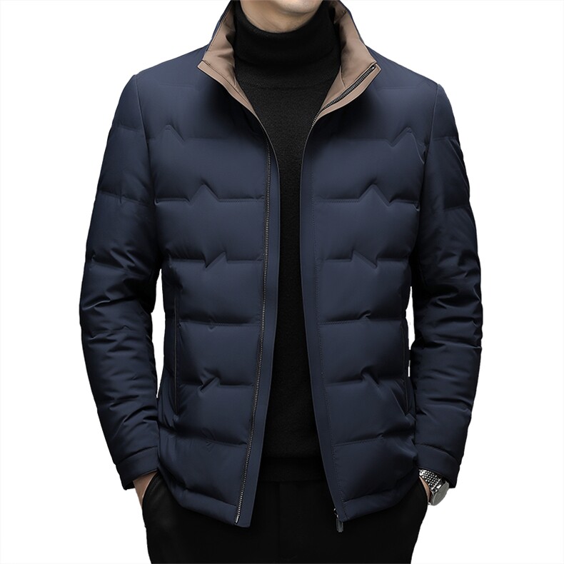 CSYR96717钱塘2020-2中年男士时尚休闲简约冬季厚款羽绒服P270,男装羽绒服,钱塘207-2