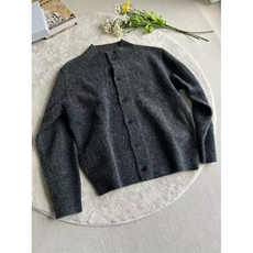 1506/QA4100/P73秋冬新款开衫毛衣美式复古V领针织衫男纯色外套，男装针织衫/毛衣，星座1506