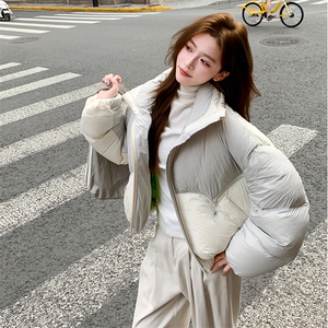 现货！2768款短款泡芙加厚保暖羽绒服面包服外套女图片