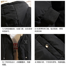 控128加绒面包服男大码羊羔毛棉衣男MY16305-P100，男装棉衣，电商A040A