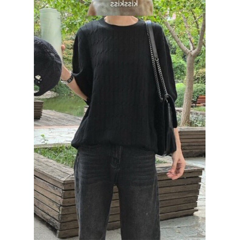 网T-2026新品针织毛衣短袖T恤凉感POLO衫T恤条纹打底衫WK13-P35,男装T恤,星座610B-1