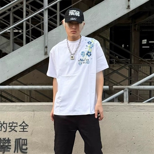 万针全刺绣解构设计260克重磅双纱纯棉高品质美式高街短袖T恤特39图片