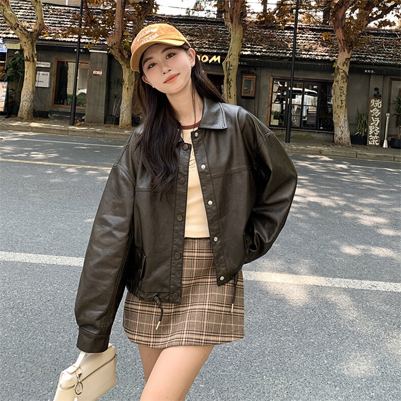 2024【新现货】墨绿色皮衣082-5882P145K218,女装皮衣,浙宝192（原082）