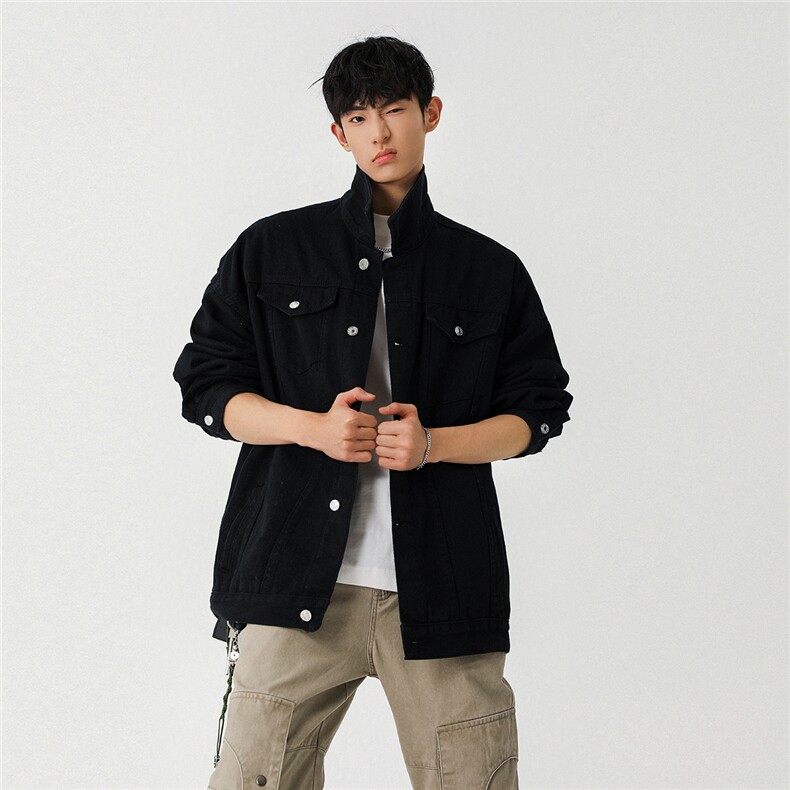 2025款抖音品质牛仔夹克宽松韩版工装潮流水洗外套N991/P98，男装工装外套，星座202