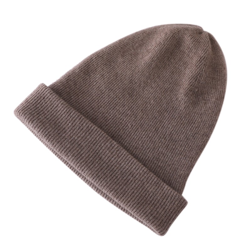 保暖气质百搭秋冬季018细抽条双面用35%针织帽子,饰品帽子,大洋妞羊绒二店