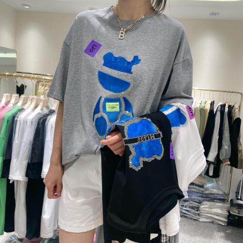 【现货】2021优彩新款纯棉重工大板T多个颜色，女装，优彩