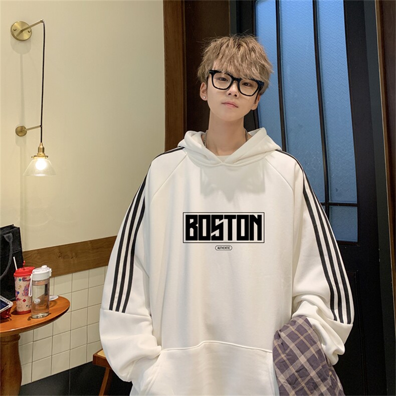 条纹连帽卫衣SWY2485-P55控8850棉,男装卫衣,电商B370