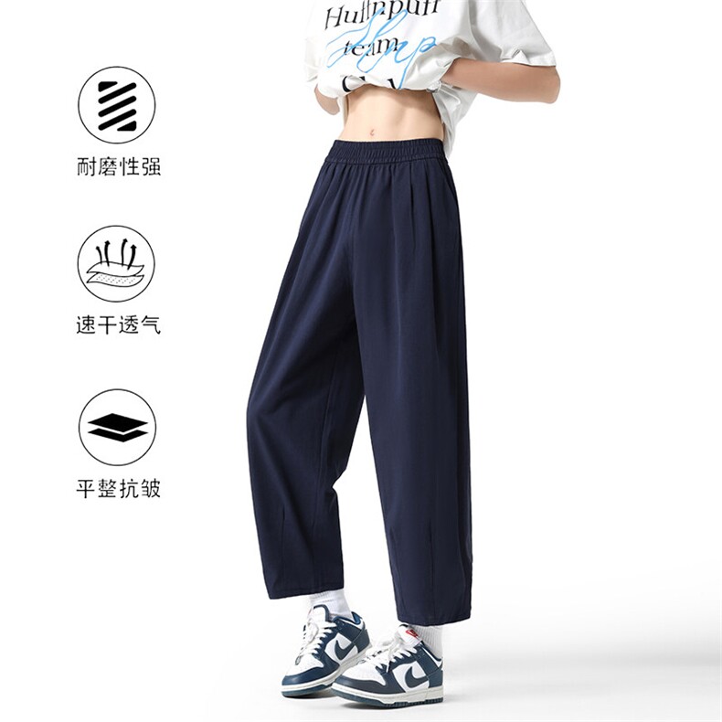 2025新款夏季九分裤高品质山本裤空调裤XZ806-CK25116特P25控48，男装休闲裤，四季星座806