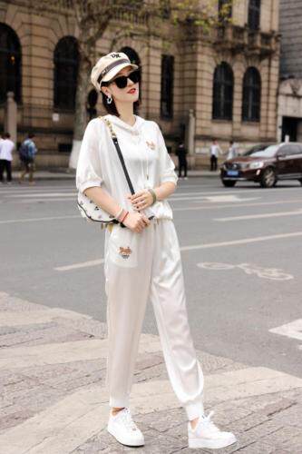 醋酸缎休闲套装，女装套装/套裙，澳洛菲