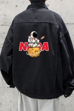 牛仔夹克男大码牛仔外套男茄克NJ77289-P60，男装夹克，电商A040