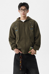 8XL-M特大码秋冬机能夹克外套冲锋衣百搭潮休闲宽松户外WY24P78图片