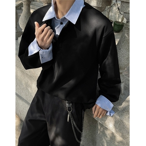 2025春季新款衬衫领卫衣WY7070特P48控79,运动夹克如何搭配衣服图片图片