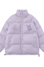 白底新款冬季时尚百搭宽松立领PU皮棉服外套MY6459P115控158，男装棉衣，电商A268-1