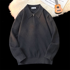 2024秋季新款长袖毛衣男韩版时尚休闲男装翻领潮流MY13-P68，男装针织衫/毛衣，电商B278