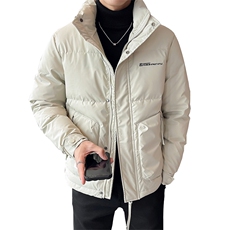 2025冬季店主风新款立领简约休闲羽绒服保暖外套男YR8106-P175，男装羽绒服，电商A413