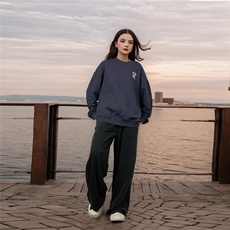 陈伟霆同款圆领卫衣1611B-WW04-P68，男装卫衣，星座1611B