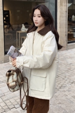 现货白色羽绒服中长款2C212-G07-P295-K398，女装羽绒服，2C212