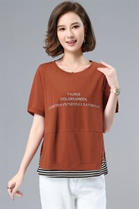 T恤2021夏装新款韩版短袖女上衣新品修身设计感气质图片