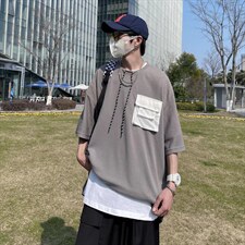 男圆领T恤宽松短袖E07P25，男装T恤，星座1116-2