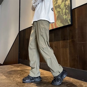 伞兵工装裤男夏季美式机能高街阔腿冲锋裤子 WK28 P36图片