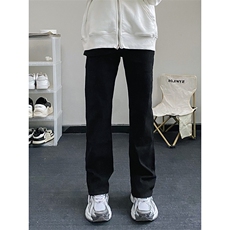 B221美式ins高街暗黑小众修身弹力休闲牛仔裤LK23010-P60控78，男装牛仔裤，电商B221