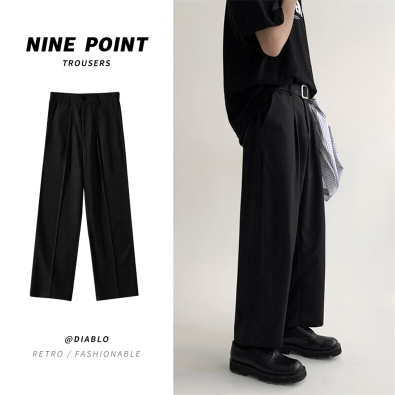 DS815-TP35-2024春季港风直筒宽松垂感运动裤子男生宽松休闲长裤,男装休闲裤,电商A102-1
